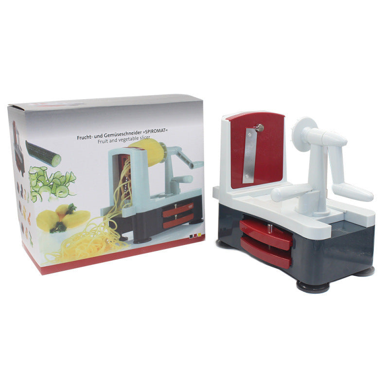 Stainless Steel Double Wheel Cutter Vegetable Cheese Salad Chopper