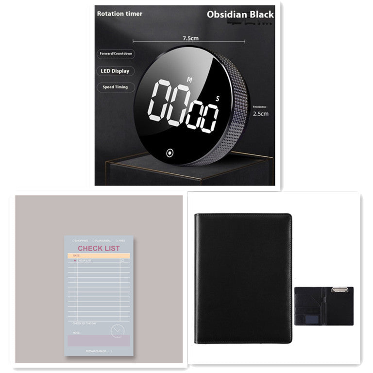 Magnetic Circular Kitchen Electronic Rotary Timer