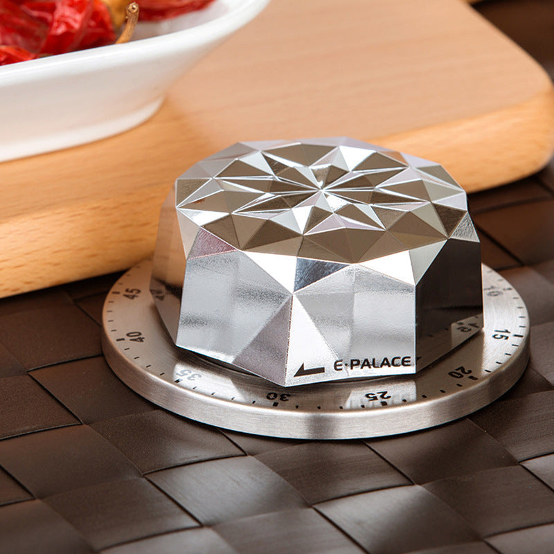 Kitchen Mechanical Magnet Timer Stainless Steel