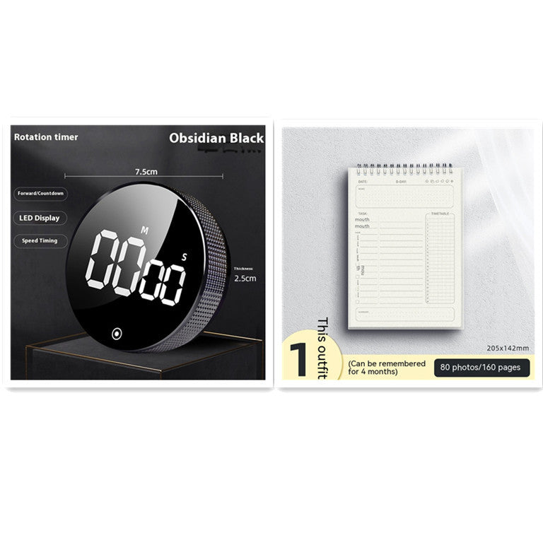 Magnetic Circular Kitchen Electronic Rotary Timer