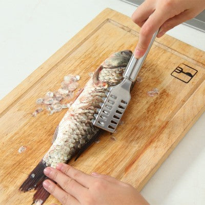 Stainless steel scale planer Manually go to the scales brush