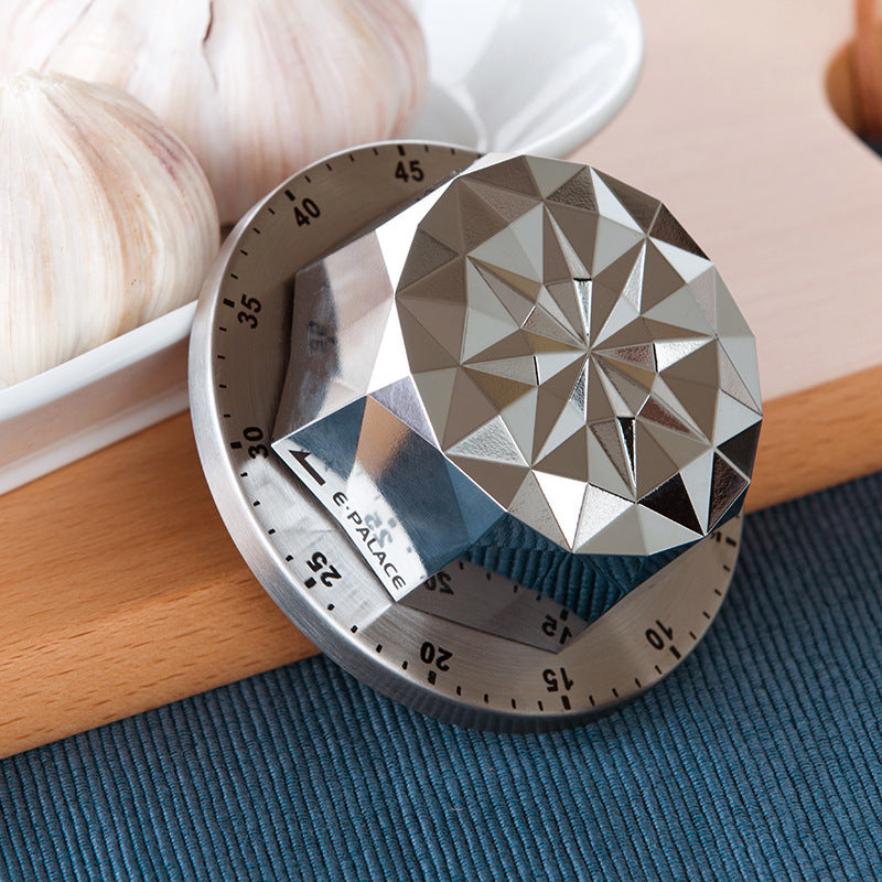 Kitchen Mechanical Magnet Timer Stainless Steel