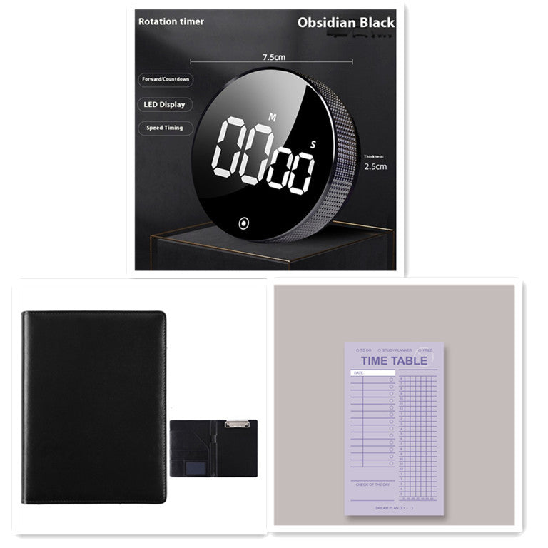 Magnetic Circular Kitchen Electronic Rotary Timer