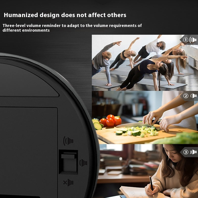 Magnetic Circular Kitchen Electronic Rotary Timer