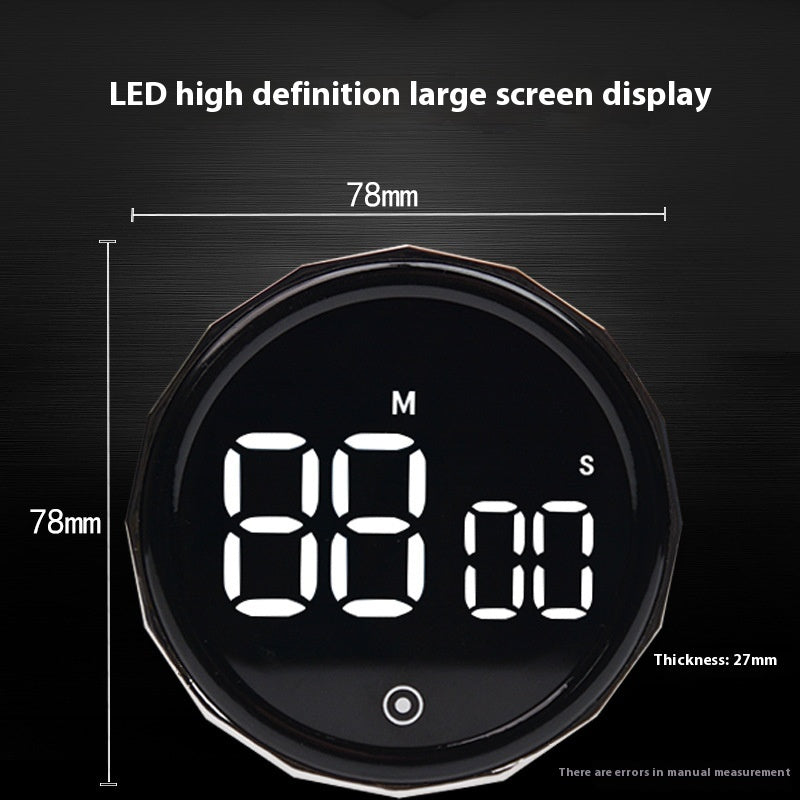 Magnetic Circular Kitchen Electronic Rotary Timer
